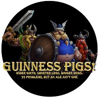 The Guinness Pigs team badge
